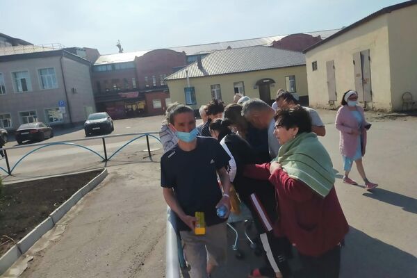 Эвакуация в облбольнице в Петропавловске - Sputnik Казахстан