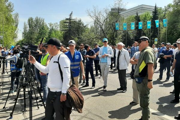 Митинг против утильсбора в Алматы - Sputnik Казахстан