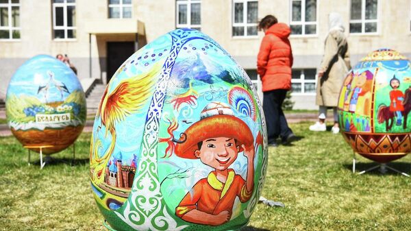 Выставка пасхальных яиц в Нур-Султане - Sputnik Казахстан