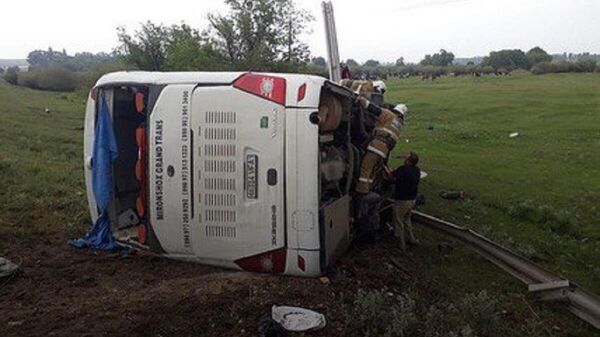 Страшное ДТП с автобусом в Жамбылской области: двое погибли, 33 госпитализированы - Sputnik Казахстан