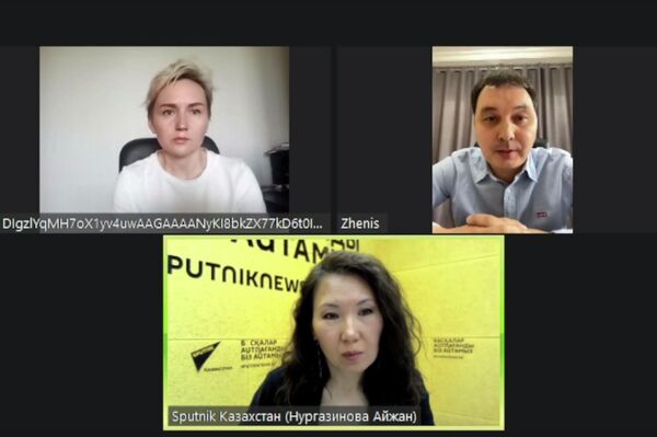 Онлайн-брифинг в пресс-центре - Sputnik Казахстан