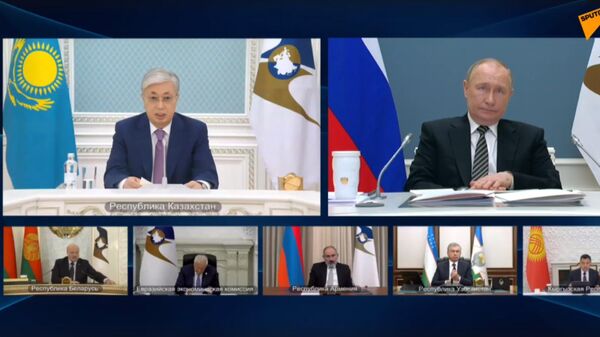 Заседание Высшего Евразийского экономического совета - Sputnik Қазақстан