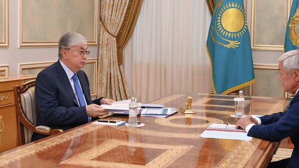 Встреча президента Казахстана К.-Ж. Токаева и Бердибека Сапарбаева - Sputnik Казахстан