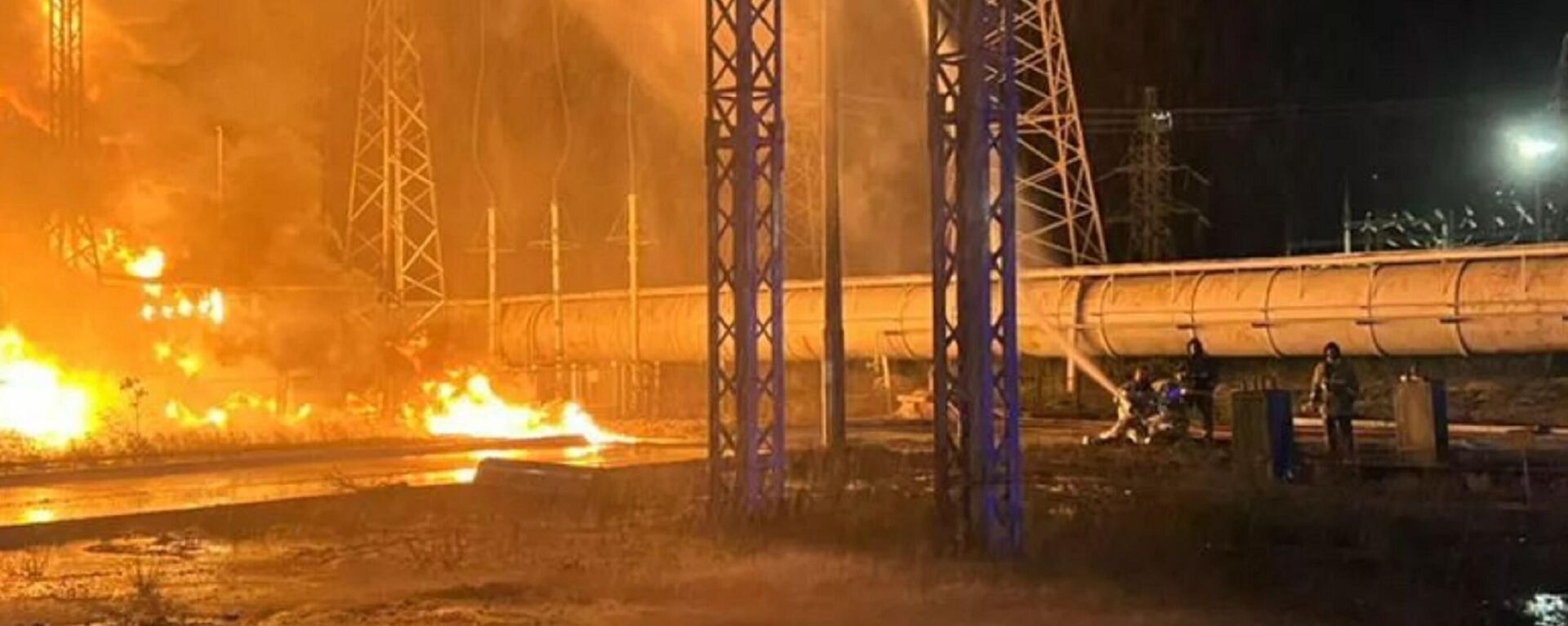 Пожар на ТЭЦ-3 на территории МАЭК-Казатомпром - Sputnik Казахстан, 1920, 01.06.2022