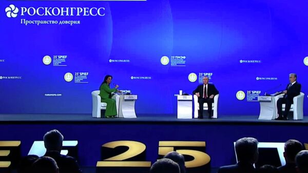 Выступление Путина на пленарном заседании ПМЭФ-2022 - Sputnik Қазақстан