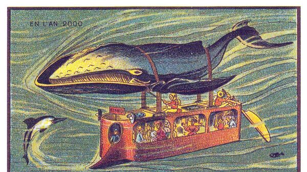 Карточка серии Франция в 2000 году - Китовый подводный автобус - Sputnik Казахстан