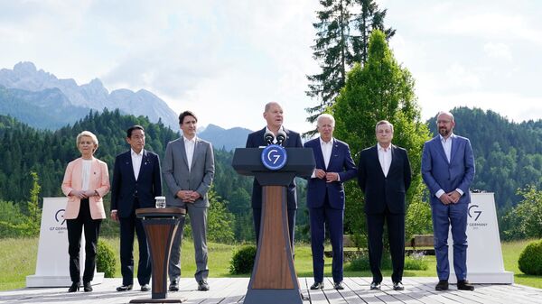 Лидеры Большой Семерки на саммите в Германии - Sputnik Қазақстан
