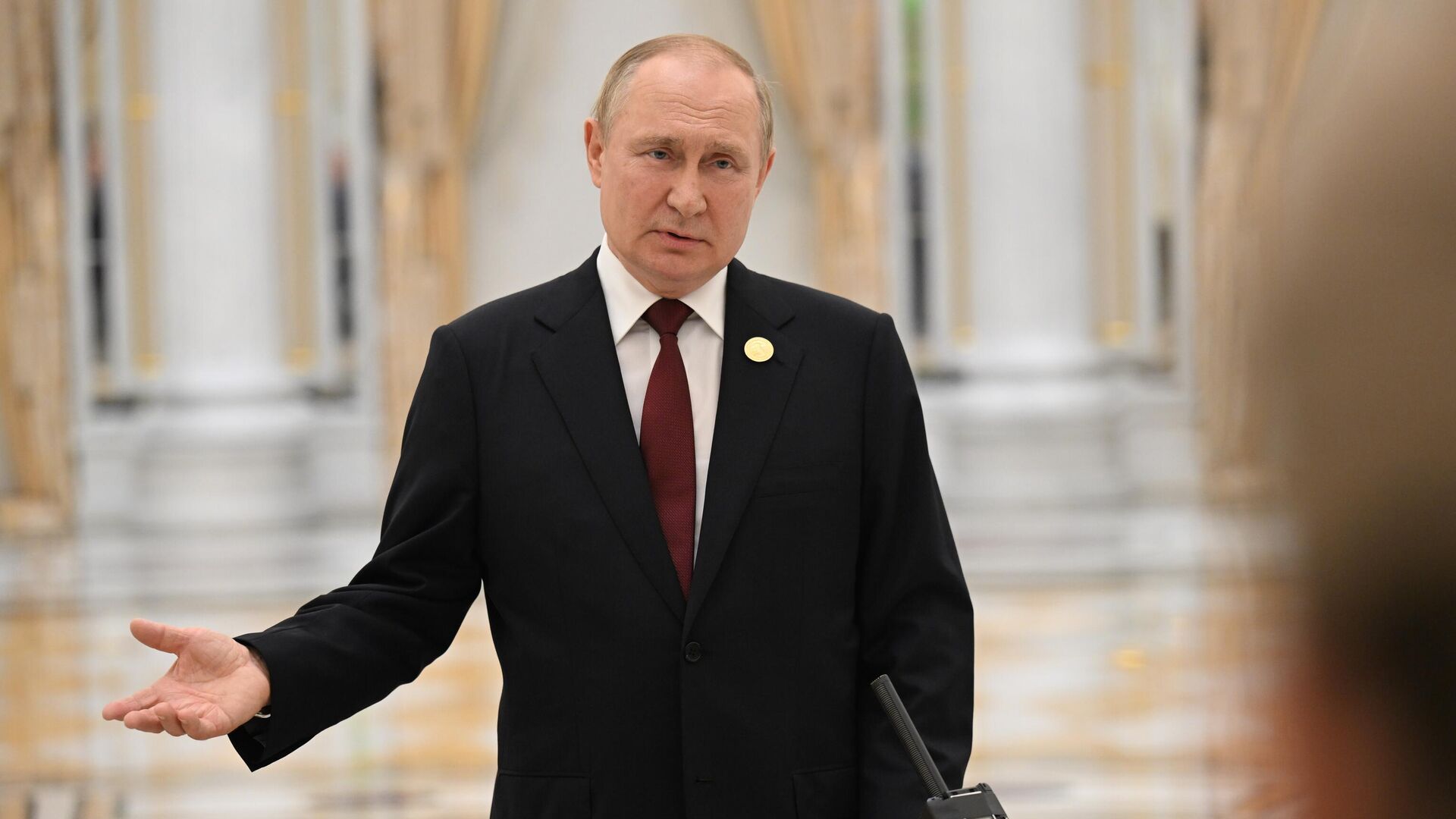 Президент РФ В. Путин принял участие в шестом Каспийском саммите - Sputnik Казахстан, 1920, 30.06.2022