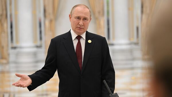 Президент РФ В. Путин принял участие в шестом Каспийском саммите - Sputnik Казахстан