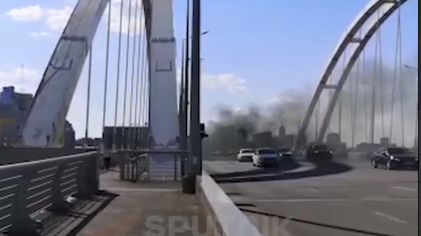 Мост Архар загорелся в Нур-Султане - Sputnik Казахстан