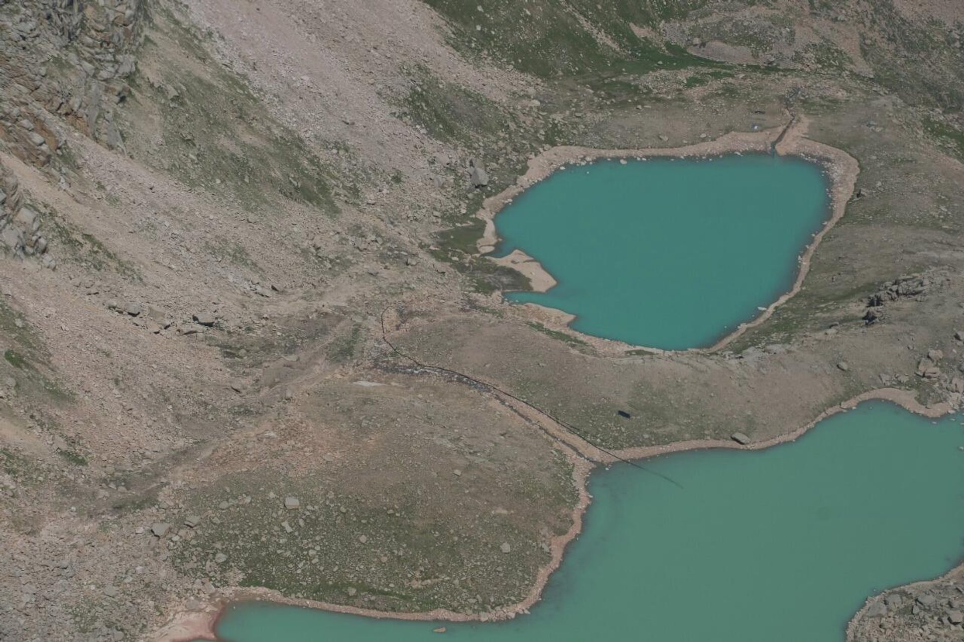 Министр по чрезвычайным ситуациям
проверил состояние моренных озер в горах Алматы - Sputnik Казахстан, 1920, 22.07.2022