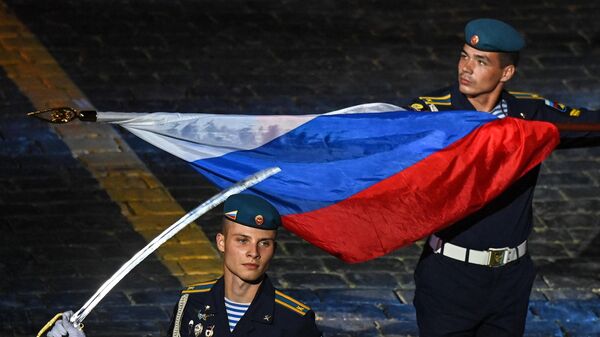Церемония открытия Международного военно-музыкального фестиваля Спасская башня - Sputnik Казахстан