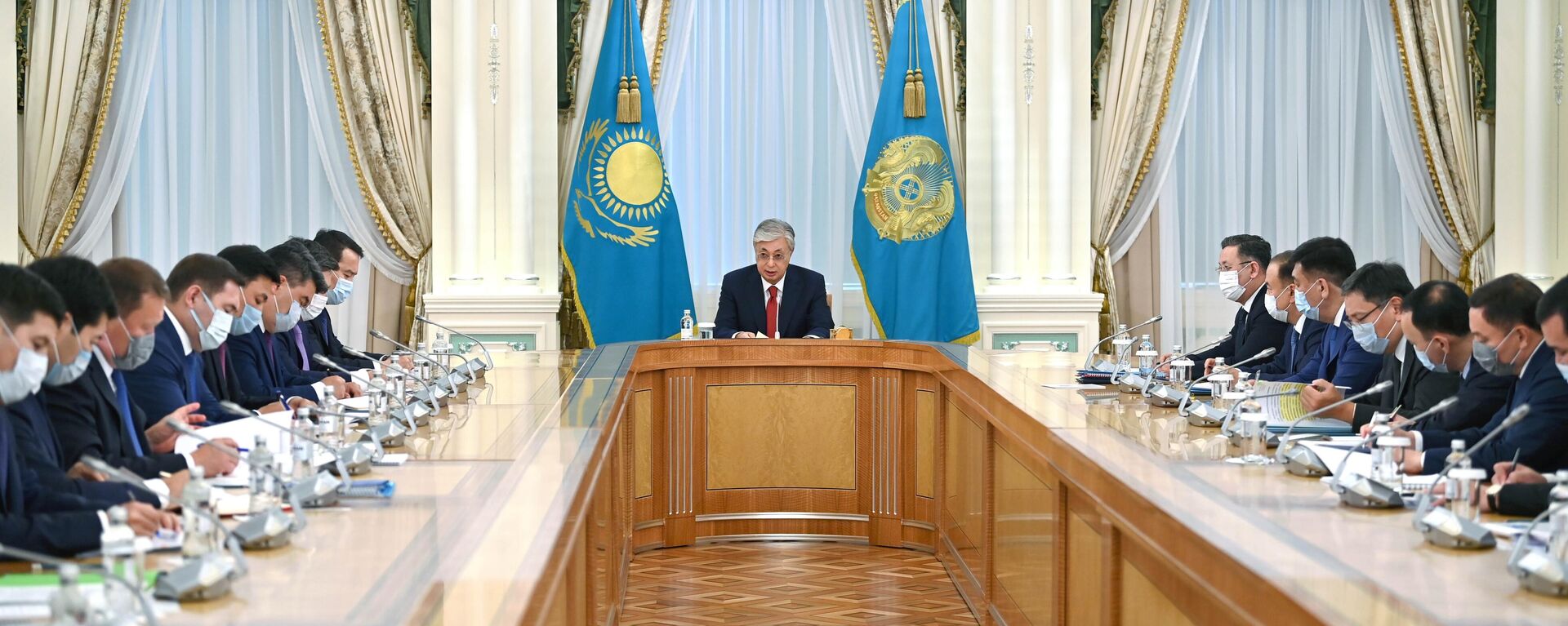 Касым-Жомарт Токаев провел совещание с акимами регионов - Sputnik Казахстан, 1920, 08.09.2022