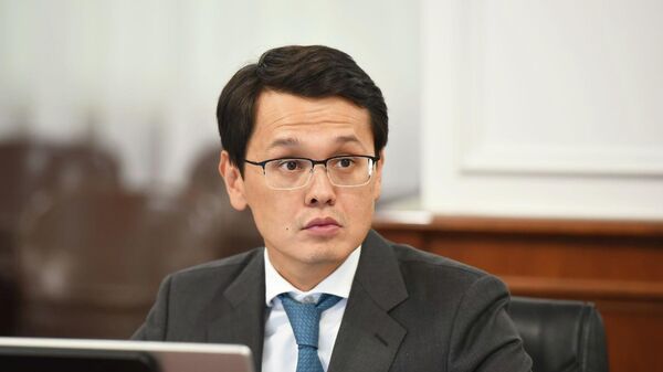Министр цифрового развития, инноваций и аэрокосмической промышленности Багдат Мусин - Sputnik Казахстан