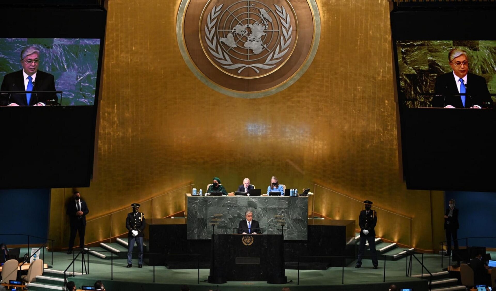 Касым-Жомарт Токаев выступает на Общих дебатах 77-й сессии Генеральной Ассамблеи ООН - Sputnik Казахстан, 1920, 09.01.2023