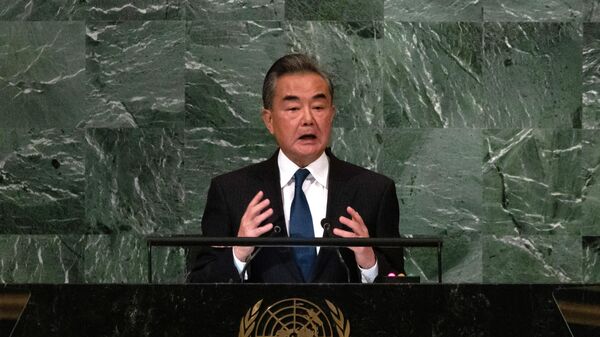 Глава МИД Китая Ван И выступил на 77-й сессии Генеральной Ассамблеи ООН - Sputnik Казахстан