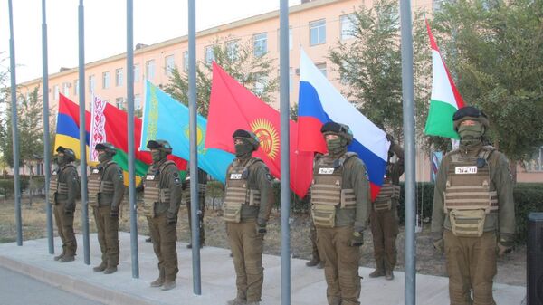 На церемонии открытия учений сил специального назначения ОДКБ Взаимодействие - Sputnik Казахстан