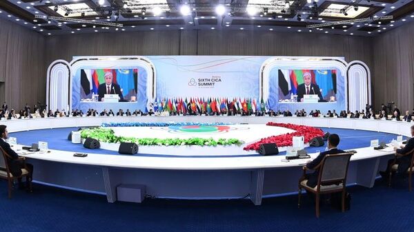 Президент Казахстана на саммите СВМДА в Астане - Sputnik Казахстан