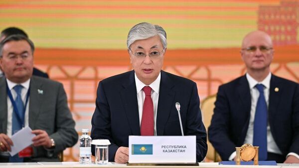 Касым-Жомарт Токаев на саммите Центральная Азия - Россия - Sputnik Казахстан