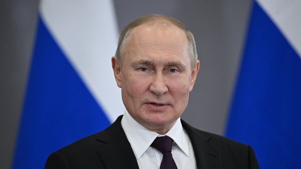 Визит президента РФ В. Путина в Казахстан  - Sputnik Казахстан