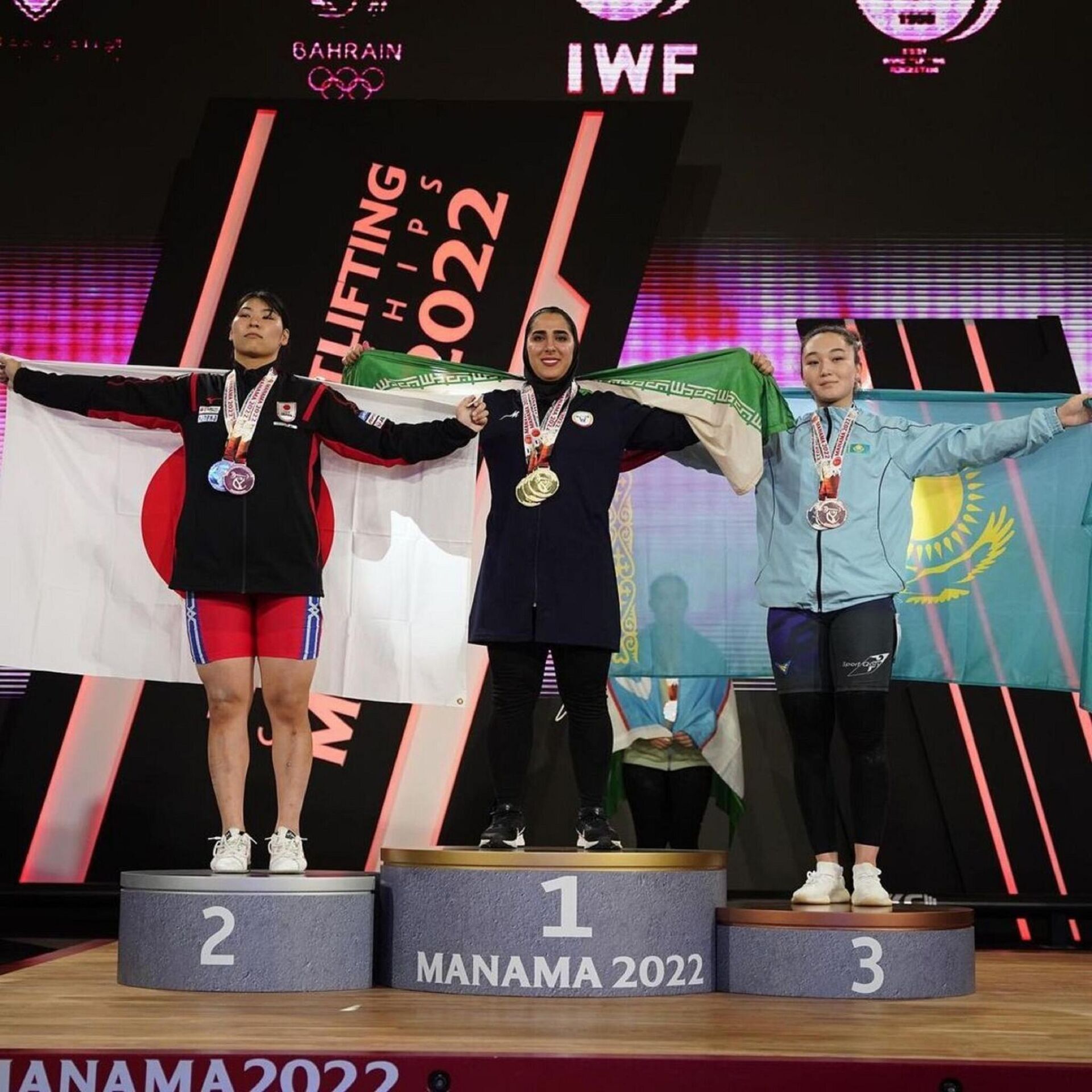 Айша Омарова стала третьей на чемпионате Азии по тяжелой атлетике - Sputnik Қазақстан, 1920, 15.10.2022
