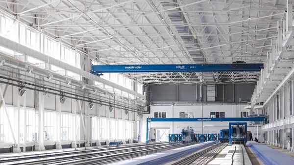 Завод по производству железобетонных изделий открыли в Акмолинской области - Sputnik Казахстан