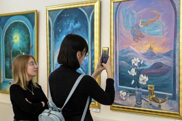  Работы костанайских художников увидели в столице - Sputnik Казахстан