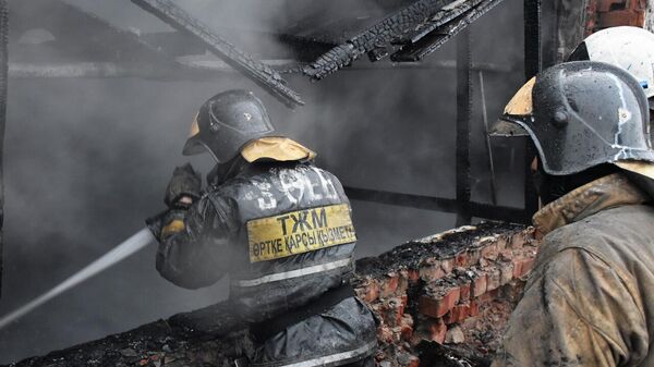 Пожар, архивное фото - Sputnik Казахстан