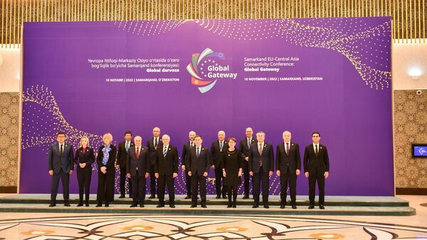 Самаркандская конференция по взаимосвязанности между Европейским союзом и Центральной Азией - Sputnik Казахстан
