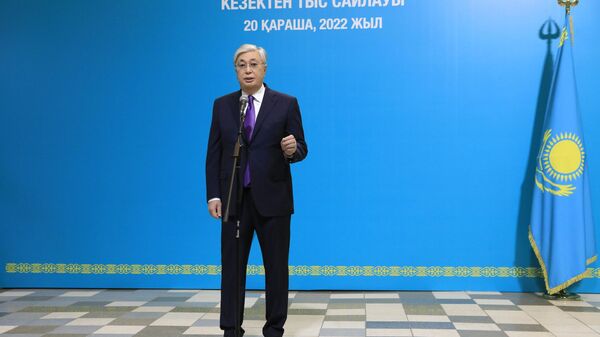 Касым-Жомарт Токаев проголосовал на выборах президента - Sputnik Казахстан