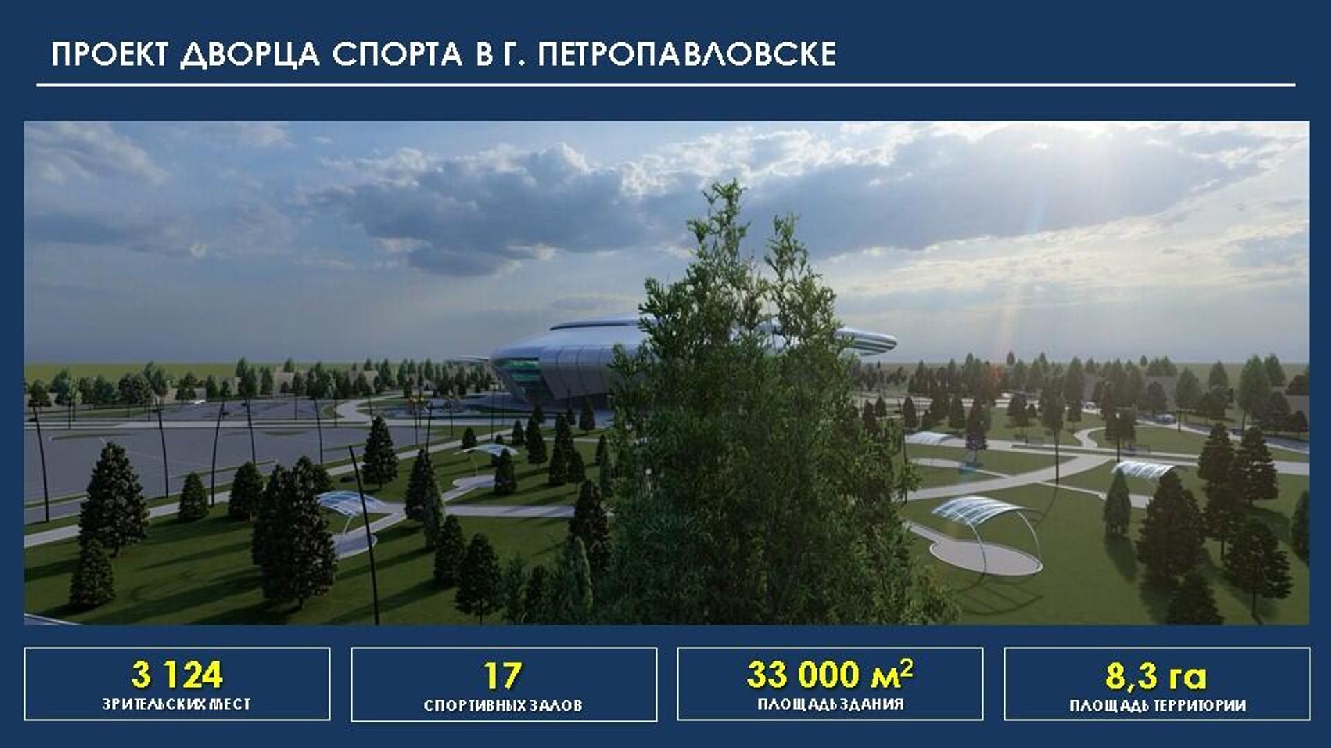 Проект Дворца спорта в Петропавлоске - Sputnik Казахстан, 1920, 20.11.2022