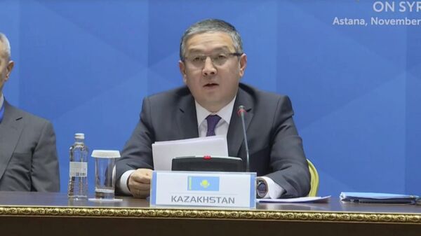 Брифинг для СМИ по итогам XIX переговоров в Астанинском формате по сирийскому урегулированию - Sputnik Казахстан