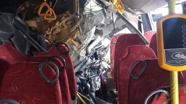 Авария с участием двух автобусов в Караганде - Sputnik Казахстан
