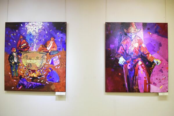 Праздник цвета: в Алматы открылась выставка современной казахстанской художницы  - Sputnik Казахстан