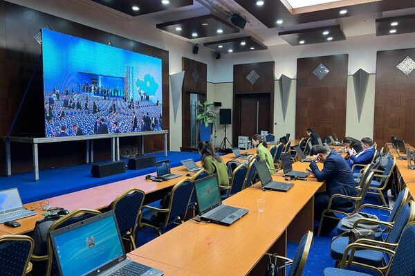 Пресс-центр во Дворце Независимости начал работу.  - Sputnik Казахстан