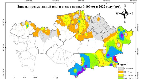 Информацию о фактических запасах продуктивной влаги в почве по территории Казахстана перед уходом в зиму подготовили специалисты РГП Казгидромет - Sputnik Казахстан