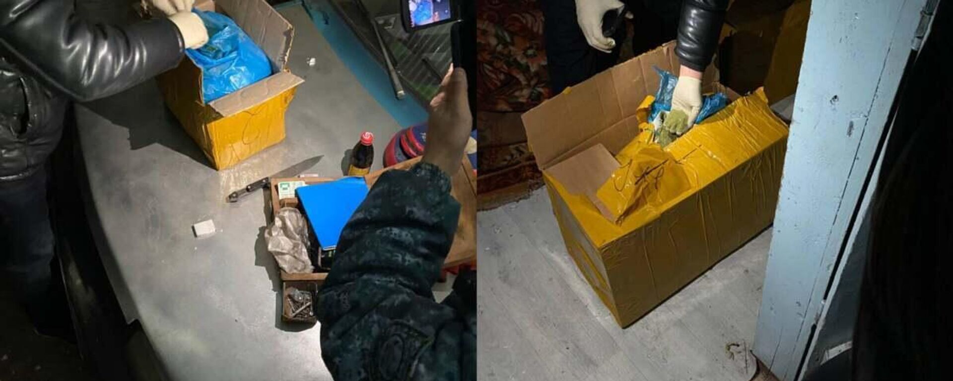 Женщине в Абайской области вместо обуви доставили коробку с наркотиками - Sputnik Казахстан, 1920, 16.12.2022