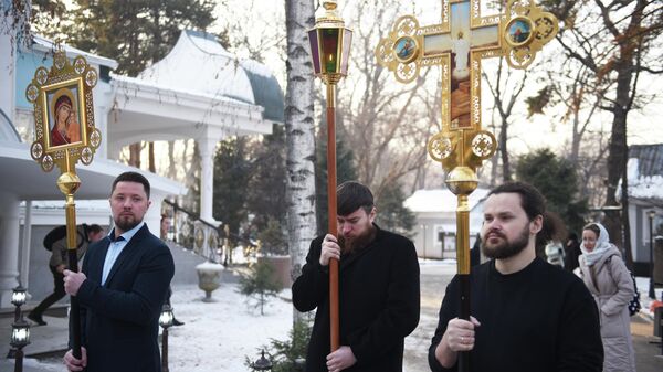 Реставрацию старейшего православного храма завершили в Алматы - Sputnik Казахстан
