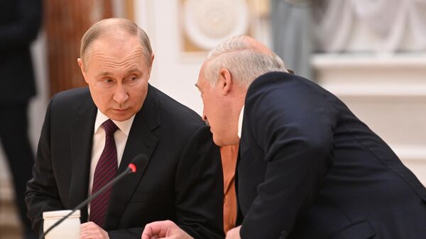 Рабочий визит президента РФ В. Путина в Белоруссию - Sputnik Қазақстан