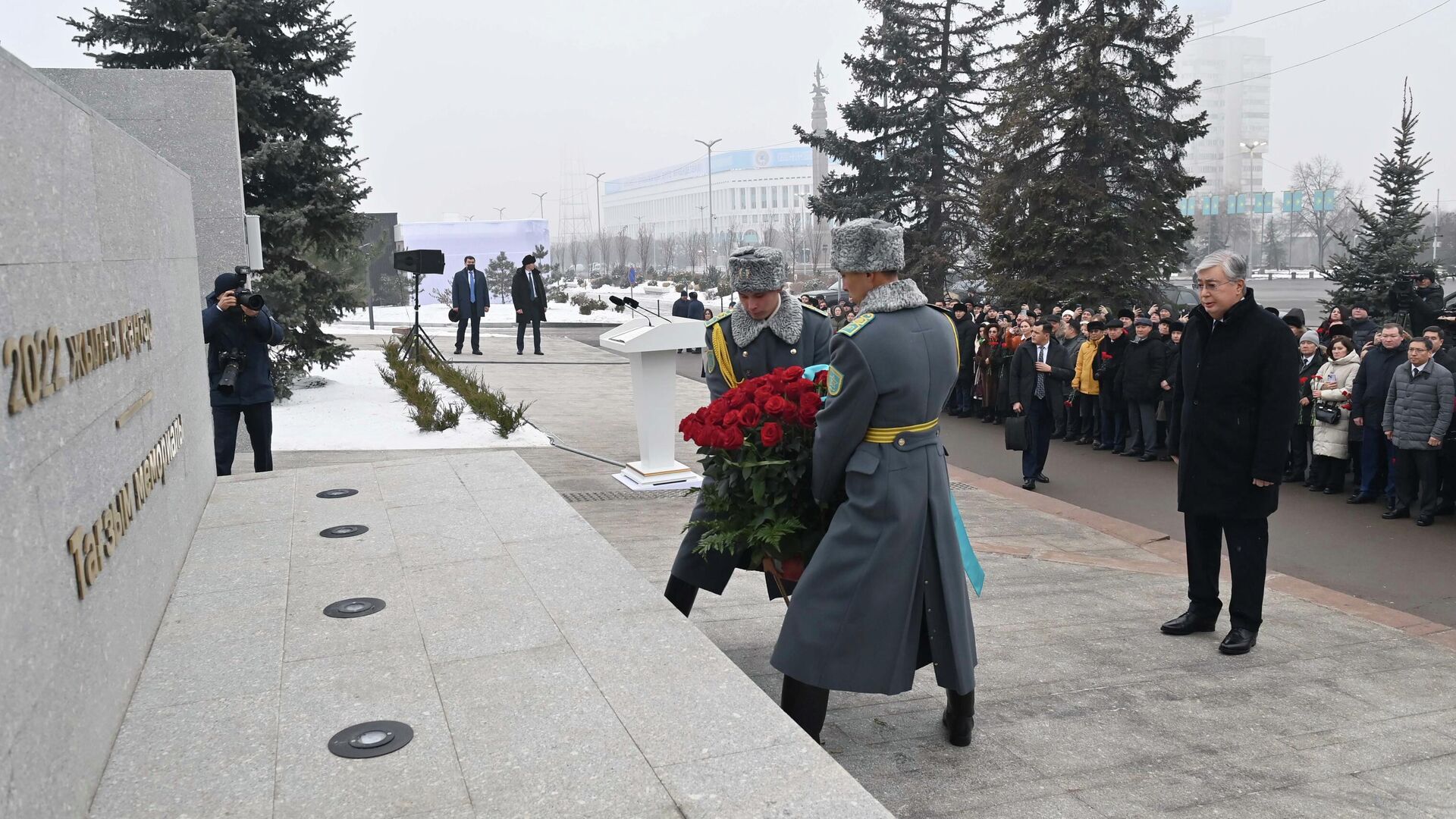 Президент принял участие в открытии мемориала Тагзым - Sputnik Қазақстан, 1920, 23.12.2022
