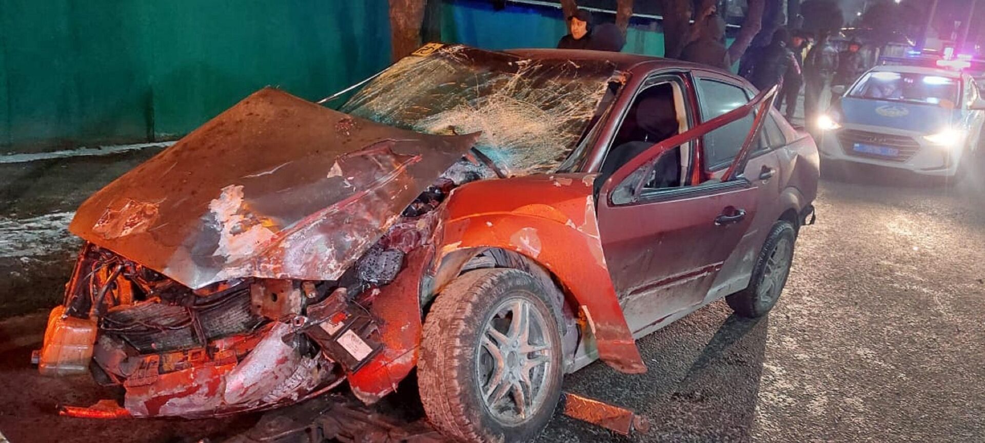 Массовое ДТП на улице Саина  - Sputnik Қазақстан, 1920, 26.12.2022