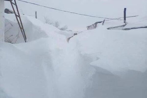 Деревня Феклистовка утопает в снегу - Sputnik Казахстан