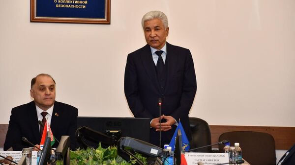 Вновь назначенный Генеральный секретарь ОДКБ Имангали Тасмагамбетов представлен Секретариату ОДКБ  - Sputnik Казахстан