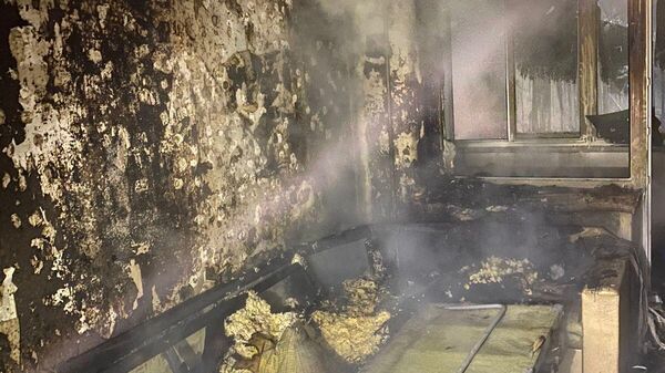 Пожар в квартире многоэтажного дома в Павлодаре - Sputnik Казахстан
