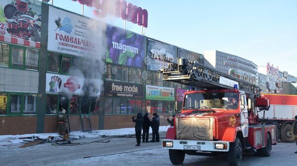 Супермаркет Магнум горел в Петропавловске - Sputnik Казахстан