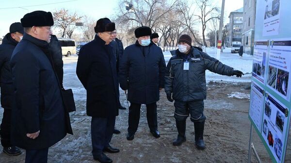 Токаев ознакомился с последствиями порыва теплотрассы в Рудном - Sputnik Казахстан