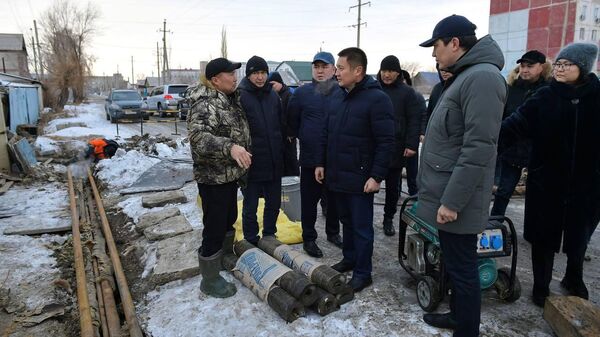 Аким Павлодарской области проинспектировал ход восстановительных работ в Экибастузе - Sputnik Казахстан