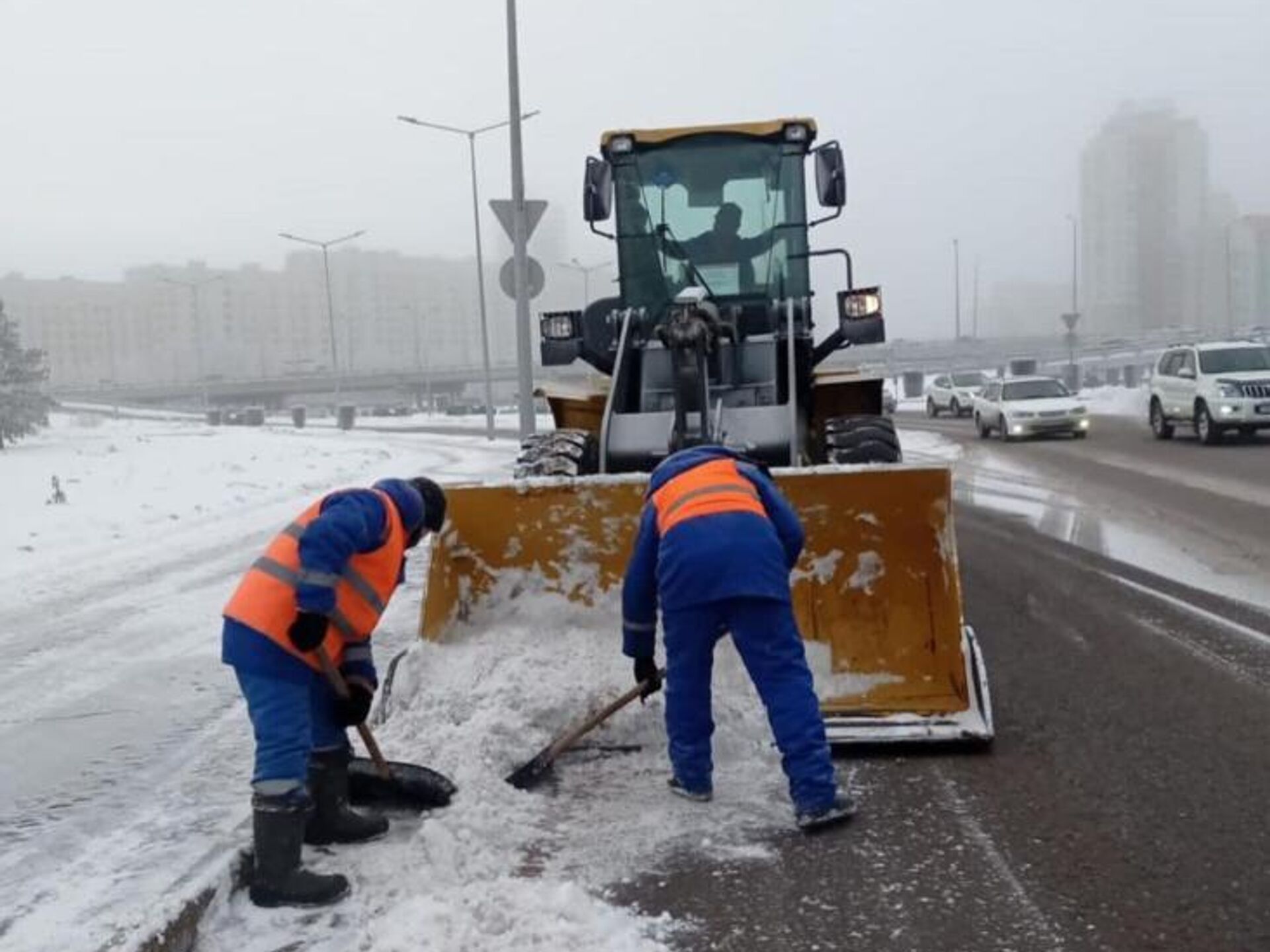 зима в казахстане