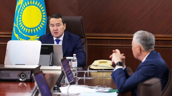 Премьер-министра Казахстана Алихан Смаилов - Sputnik Казахстан