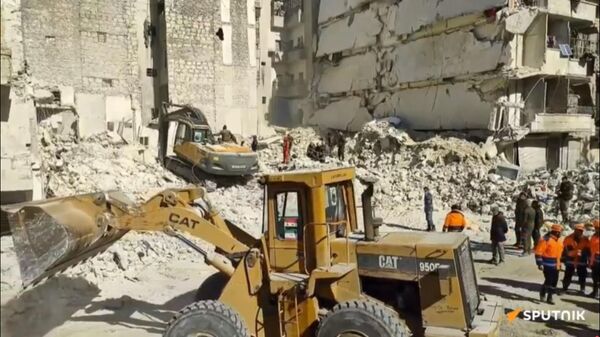 Прямой эфир из Алеппо после землетрясения - Sputnik Казахстан